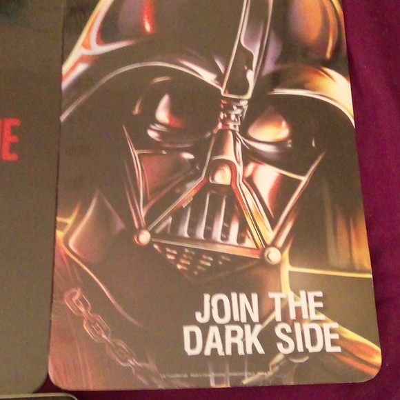 (2 for $35) Star Wars, Wall Art, Sticker Tin & Cards, Lot of 4. - Picture 3 of 5